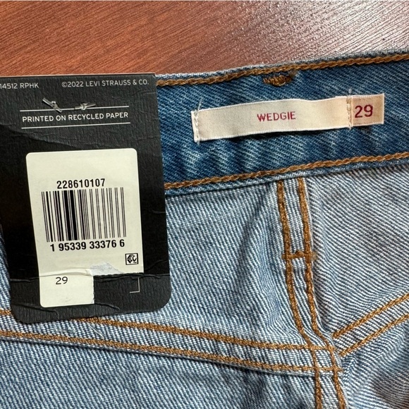 Levi’s Wedgie Icon Fit Ankle Jeans Button-Fly - Picture 9 of 12